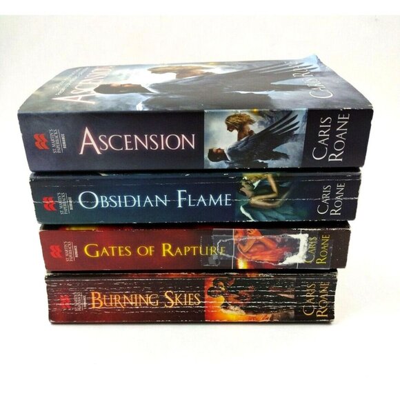 Caris Roane paperback books Lot of 4 Guardians of Ascension Obsidian Flame - Picture 1 of 6